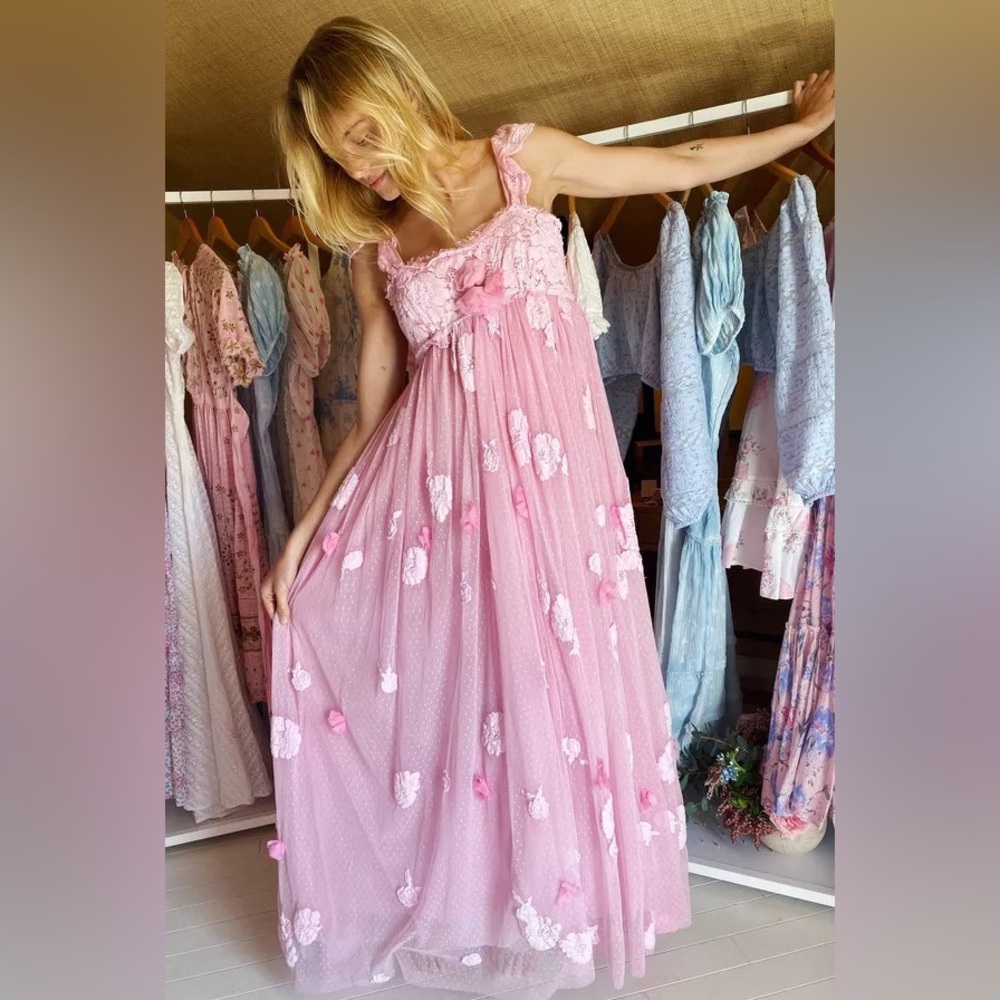 LoveShackFancy’s Fuchsia Irene Gown - Picture 3 of 3